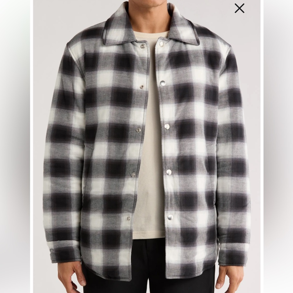 Sandro Grunge Checkered Cotton
Overshirt